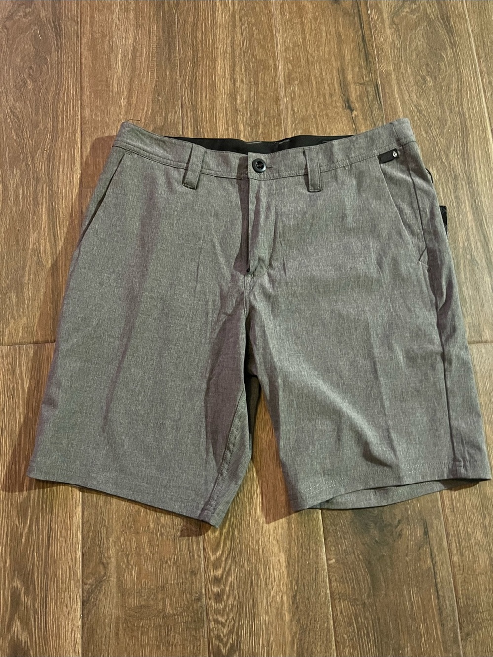 Volcom Men's Grey Casual Cargo Shorts